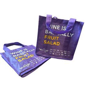 Reusable Wine Shopping Tote Bags